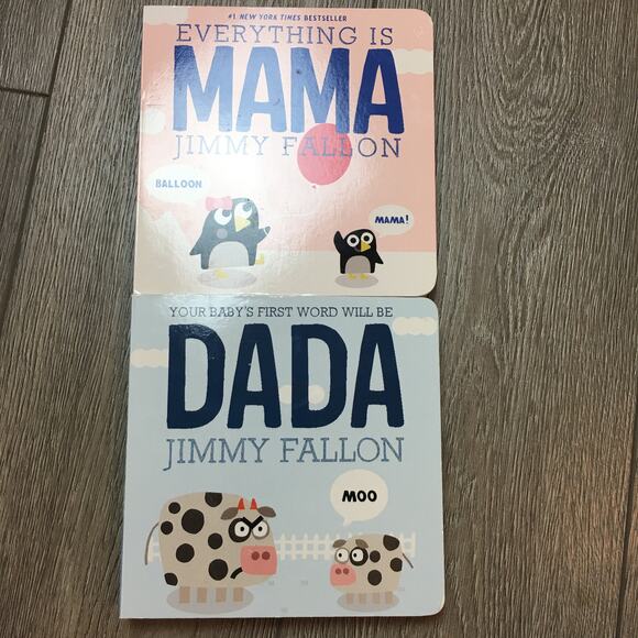 Everything is Mama Dada Jimmy Fallon Board Books Lot - Picture 1 of 4